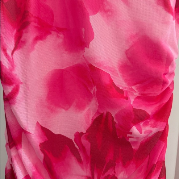 BTFBM Women Bodycon Maxi Summer Sleeveless Floral Ruched Dress - Picture 6 of 11